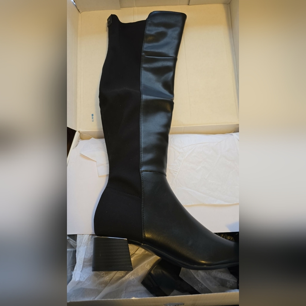 Calvin Klein Black Over the Knee Boots